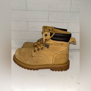 Brahma # ASTM F2413-05 Men's Seude Steel-Toe Work Boots Size 7